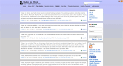 Desktop Screenshot of makesmethink.com